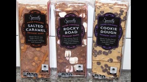 Specially Selected ALDI Dessert Bars Salted Caramel Rocky Road