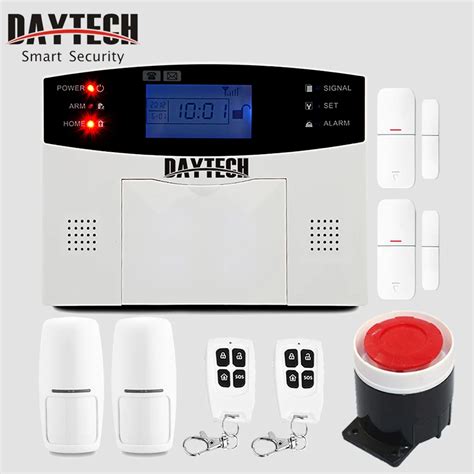 Daytech Gsm Burglar Anti Alarm System Kits Intruder Sms Alarm Alert