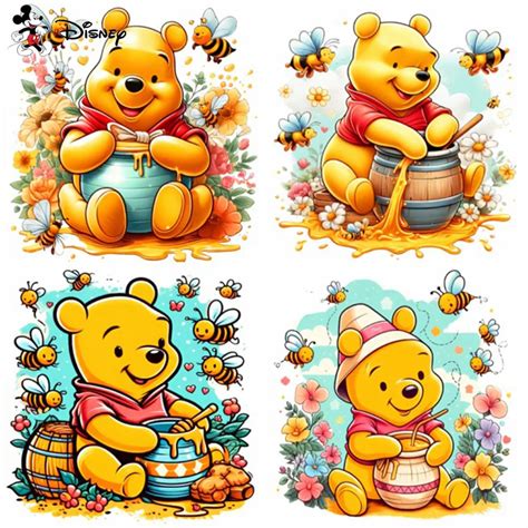 Disney Cartoon Diamond Painting Winnie The Pooh Full Round 5D Drill