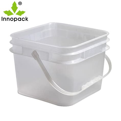 Factory Manufacturer 2 5 Gallon 10 Litre Plastic Square Packing Bucket