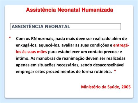 Ppt Assist Ncia Neonatal Humanizada Powerpoint Presentation Free