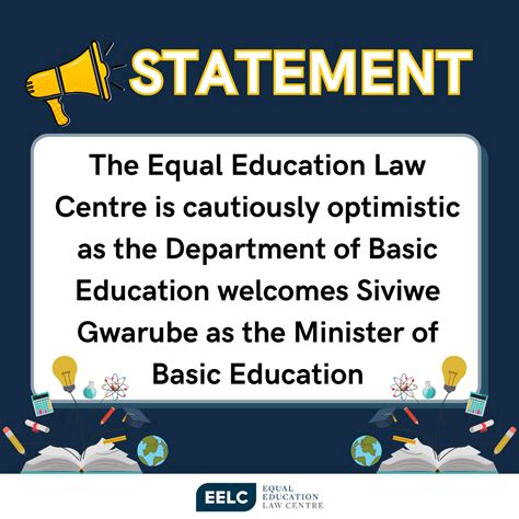 Statement The Equal Education Law Centre Is Cautiously Optimistic As