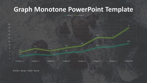 Graph Monotone Powerpoint Template Slidevilla