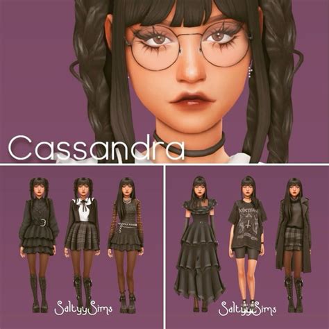 Salty On Instagram Cassandra Goth Townie Makeover 🖤 I Wanted To Give