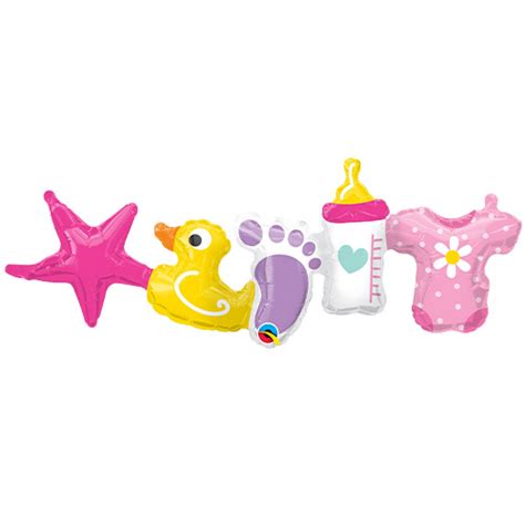 Baby Girl Balloon Garland Air Fill Giant Foil Balloon 104cm 41 In