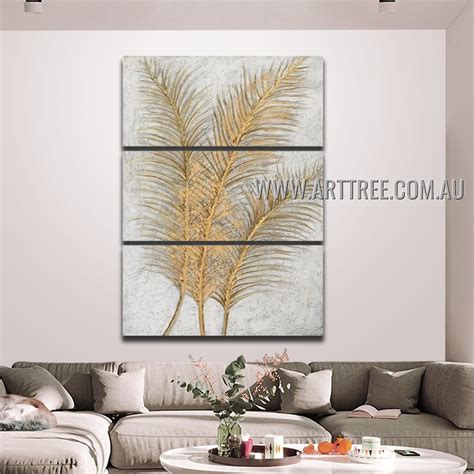 Golden Palm Leaves - arttree.com.au