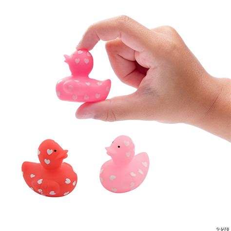 Mini Valentine Rubber Duckies Oriental Trading