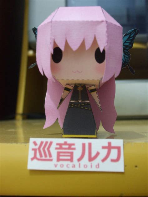 Chibi Megurine Luka Papercraft By Gust Tron On Deviantart