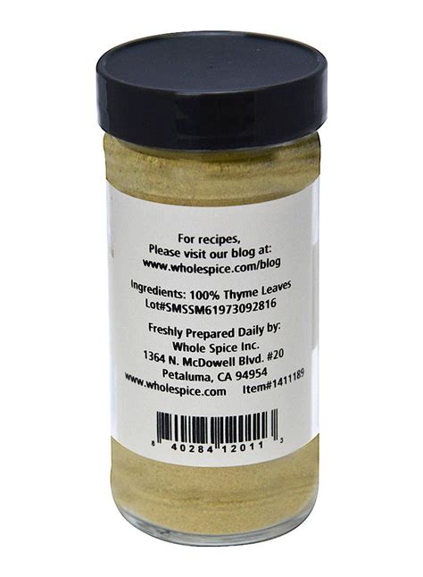 Thyme Powder Whole Spice Inc