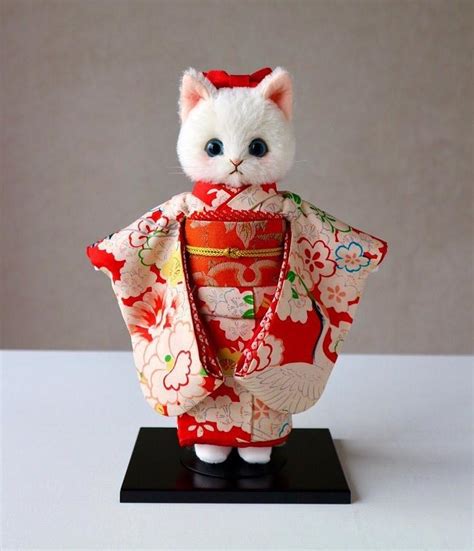 Игрушки коты ручной работы от японского мастера Parico doll / Это ...