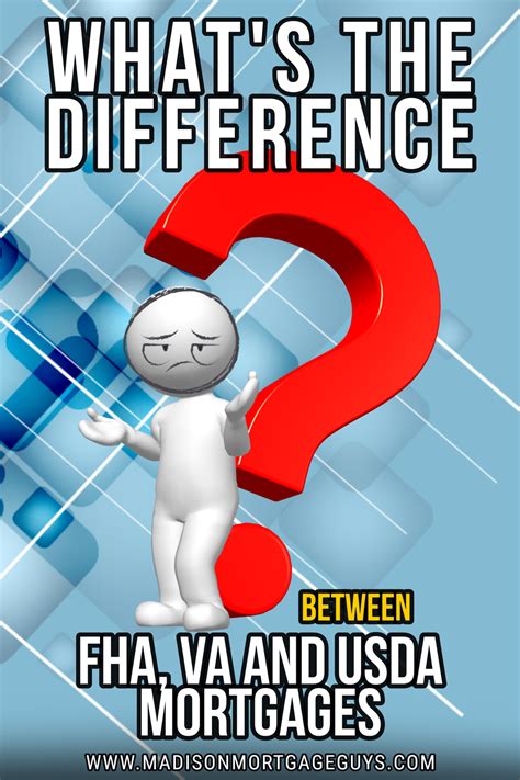 The Differences Between Fha Va And Usda Mortgages