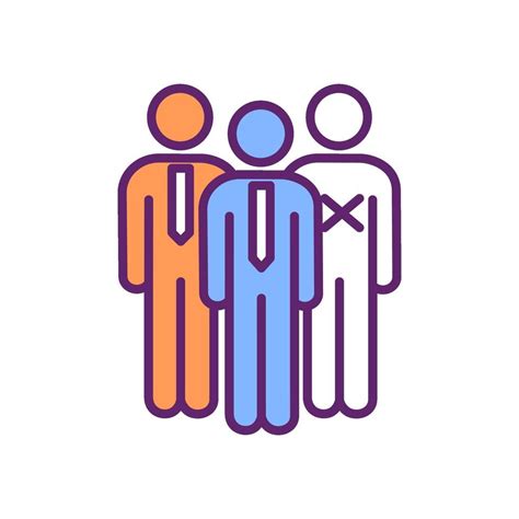 Employee Turnover Color Icon 2103430 Vector Art At Vecteezy