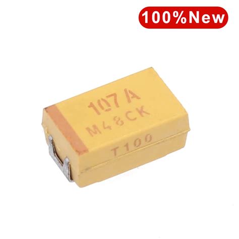 Pcs Uf V V Type A Smd Tantalum Capacitor Taja K Rnj