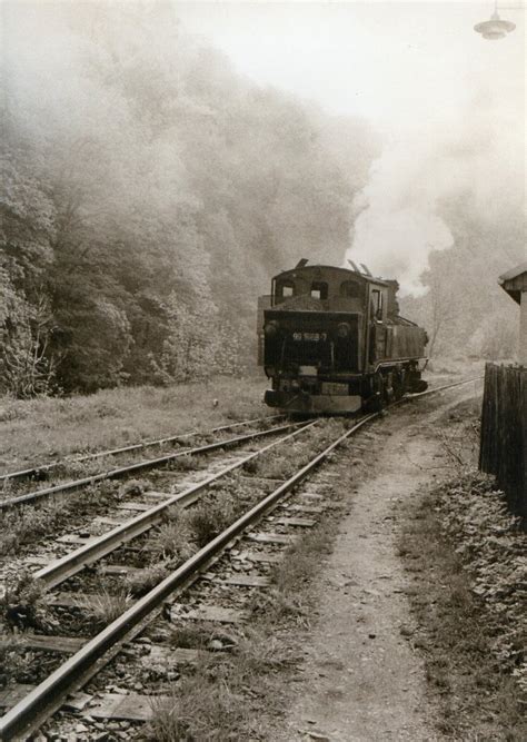 Bahnhof Wolkenstein Schmalspurteil Hier Rangiert Gerade Eine 99 IVK