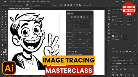 How To Trace Image In Adobe Illustrator Live Trace Illustrator