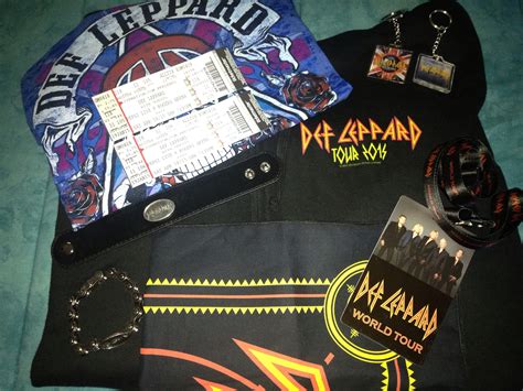 Love All Our Souvenirs We Got From The Def Leppard Concert It Was A