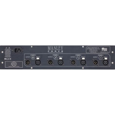 Manley Force Four Channel Mic Preamplifier Westlake Pro