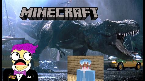 Me And Charlie Go To Jurassic Park Minecraft Jurassic Park Youtube