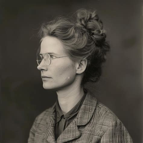 Premium Photo A Woman Wearing Glasses And A Jacket With A Collar That Says She Is Wearing Glasses