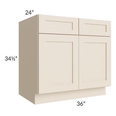 Midtown Cream Shaker 36 Sink Base Cabinet