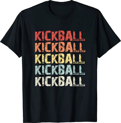 Retro Kickball Lover T Love Kickball Player Training T T Shirt