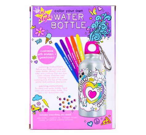 Just My Style Color Your Own Water Bottle Craft Project Ideas