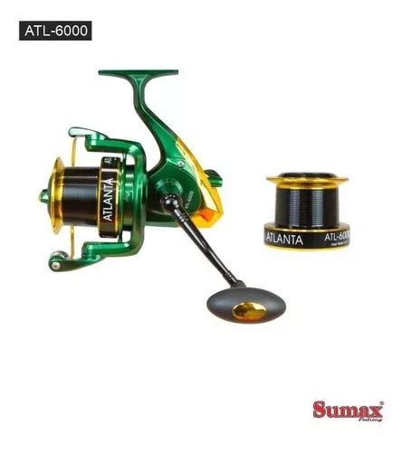 Molinete Sumax Atlanta 6000 6rol Drag 6 5kg Carretel Extra