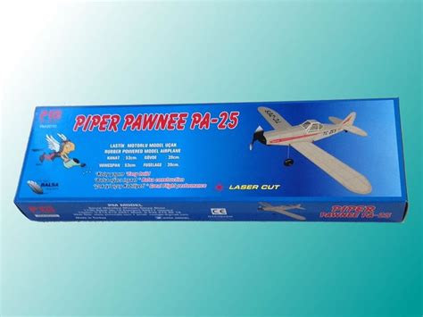 Piper Pawnee Rubber Powered Motor Model Airplane Kit Easy Etsy