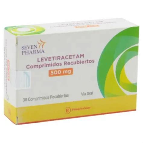 Levetiracetam 500 Mg X 30 Comprimidos Recubiertos Seven Pharma