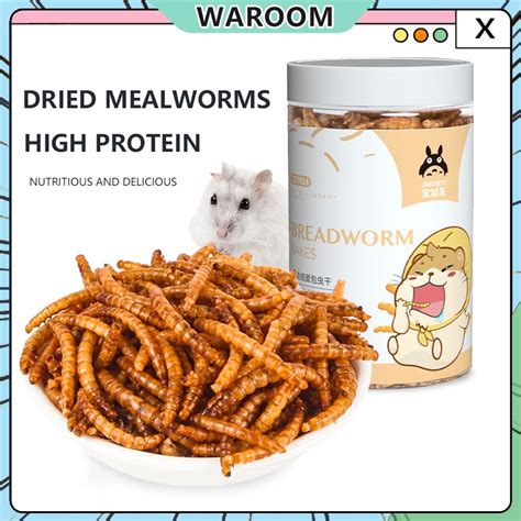 Ml Hamster Treats Small Pet Food Dried Mealworm Snacks For Guinea