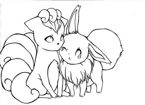 Vulpix Coloring Pages Coloring Pages