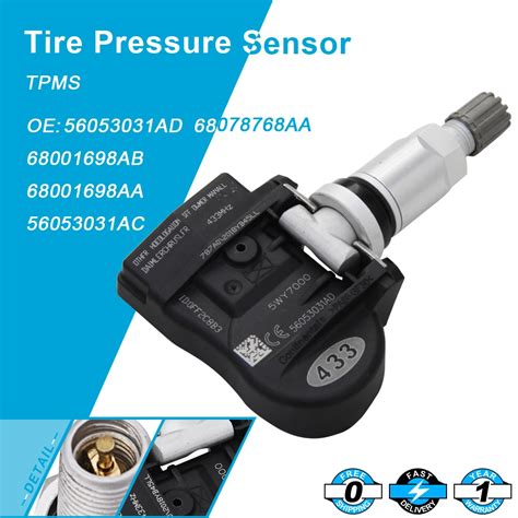 X Tire Pressure Sensor Tpms Oem Mhz Fit For Chrysler Dodge Jeep