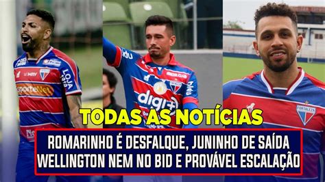 🔥 Romarinho É Desfalque Juninho De SaÍda Wellington Nem JÁ Pode Estrear E ProvÁvel EscalaÇÃo