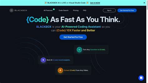 BLACKBOX AI Votre assistant de code ultime alimenté par IA Creati ai