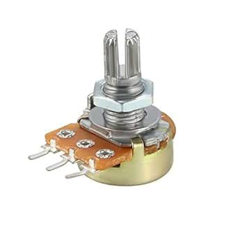 Uxcell WH148 Potentiometer Variable Resistors Single Turn Rotary Carbon