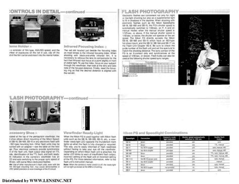 Nikon FG manual