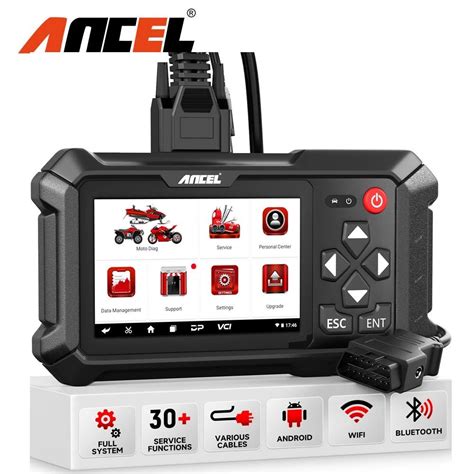 Ancel Mt Motorcycle Scanner Full System Diagnos Ecu Coding