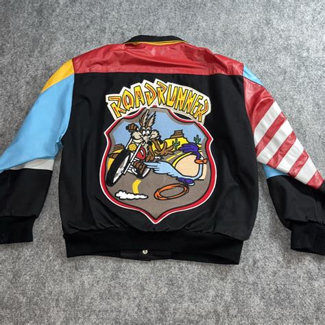VINTAGE JEFF HAMILTON ROAD RUNNER Canvas Leather Jack… - Gem