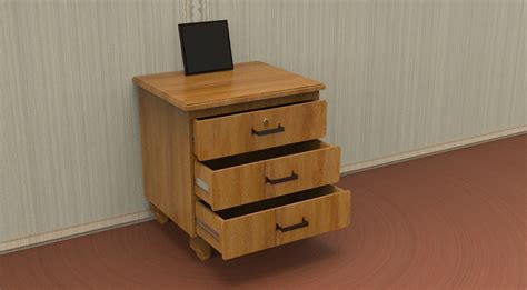 Dresser Draw Unit 3d Model Cgtrader