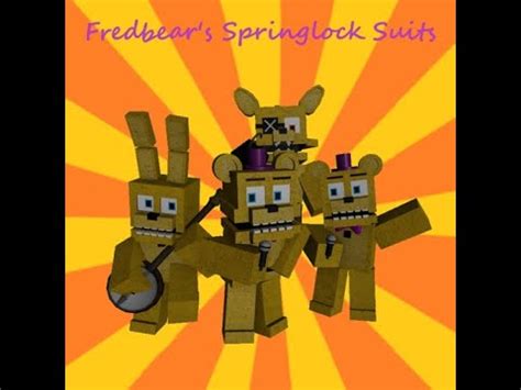 All Springlock Animations In Fredbears Springlock Suits READ