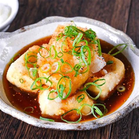 Agedashi Tofu Japanese Deep Fried Tofu Sudachi Recipes