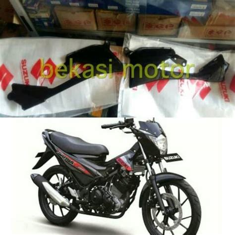 HITAM Leg Shield Wing Suzuki Satria Fu Type S Facelift Original A Pair