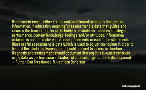 Top 19 Teacher Assessment Quotes And Sayings