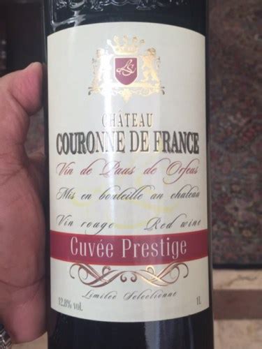 Couronne De France Limitee Selectionee Cuv E Prestige Rouge Vivino Us