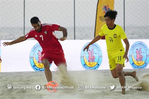 Piala Asia Bola Sepak Pantai Malaysia Gagal Ke Suku Akhir Tumpu