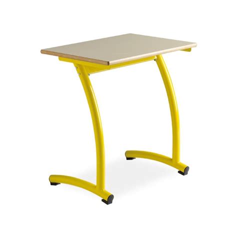 Table scolaire Volga 70x50 cm stratifié chant surmoulé T4 à T6