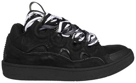 Buy Lanvin Curb Sneakers Black Fm Skrk11 Dral H2210 Goat Ca