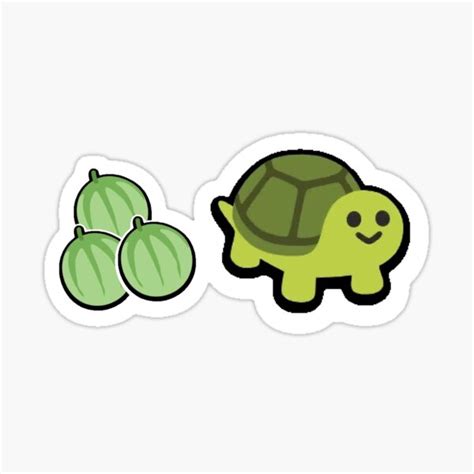 Melon Turtle Eggs Super Auto Pets Sticker For Sale By Ligerdesign