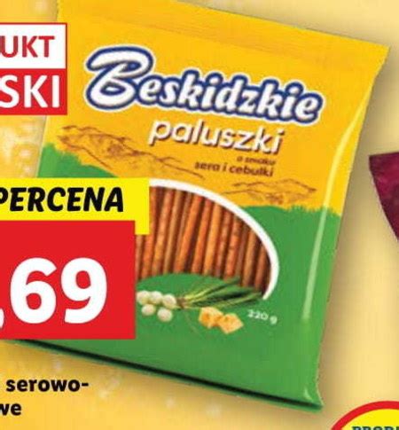 Aksam Beskidzkie Paluszki O Smaku Serowo Cebulowym G Promocja