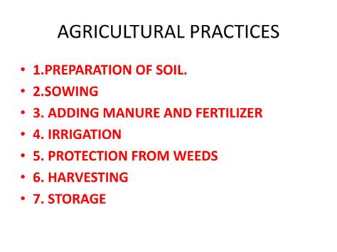 Ppt Crop Production And Management Powerpoint Presentation Free Download Id2038304